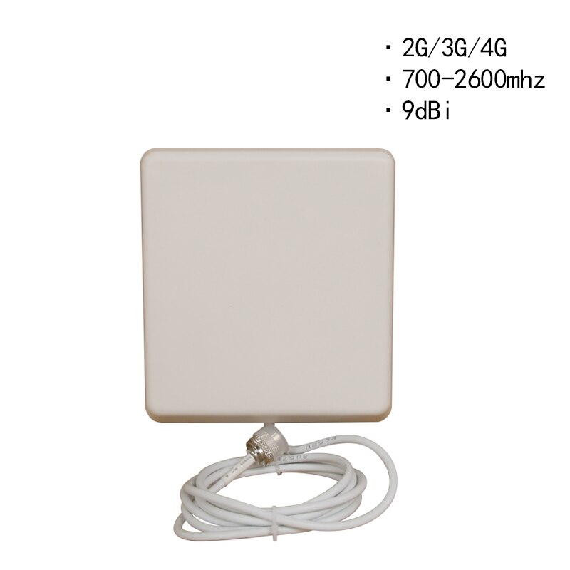 2G 3G 4G LTE Signal Booster Antenna Set For Signal Repeater 11dBi Outdoor Antenna + 9dBi Panel Antenna +15 Meters Coaxial Cable