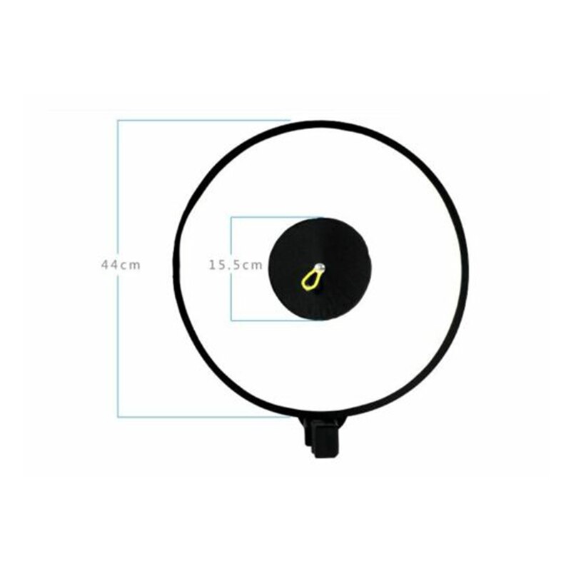 Difusor de anillo Macro plegable para fotografía, caja difusora de Flash cónico de 17 pulgadas