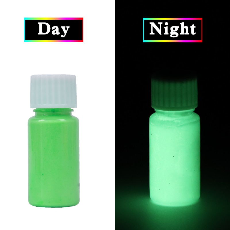 Lichtgevende Verf Glow In The Dark Fluorescerende Verf 40G Groene Kleur Voor Party Nail Decoratie Art Supplies Fosfor Acryl verf
