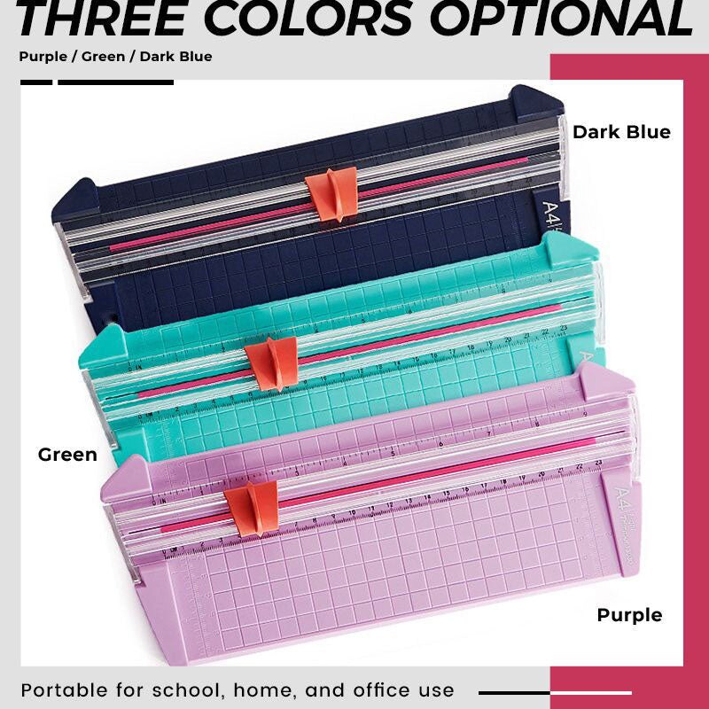 Portable Efficient A4 Paper Cutter Guillotine Cutting Machine Paper Cutter Paper Trimmer Spareparts Plastic Metal Blade Trimmer
