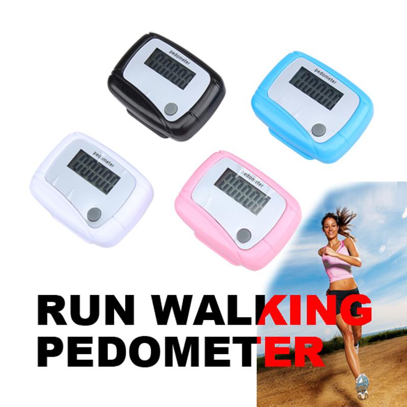 LCD Electronic Digital Run Pedometer Calories Walking Distance Movement Counter Outdoor Sports Running Step Pedometer