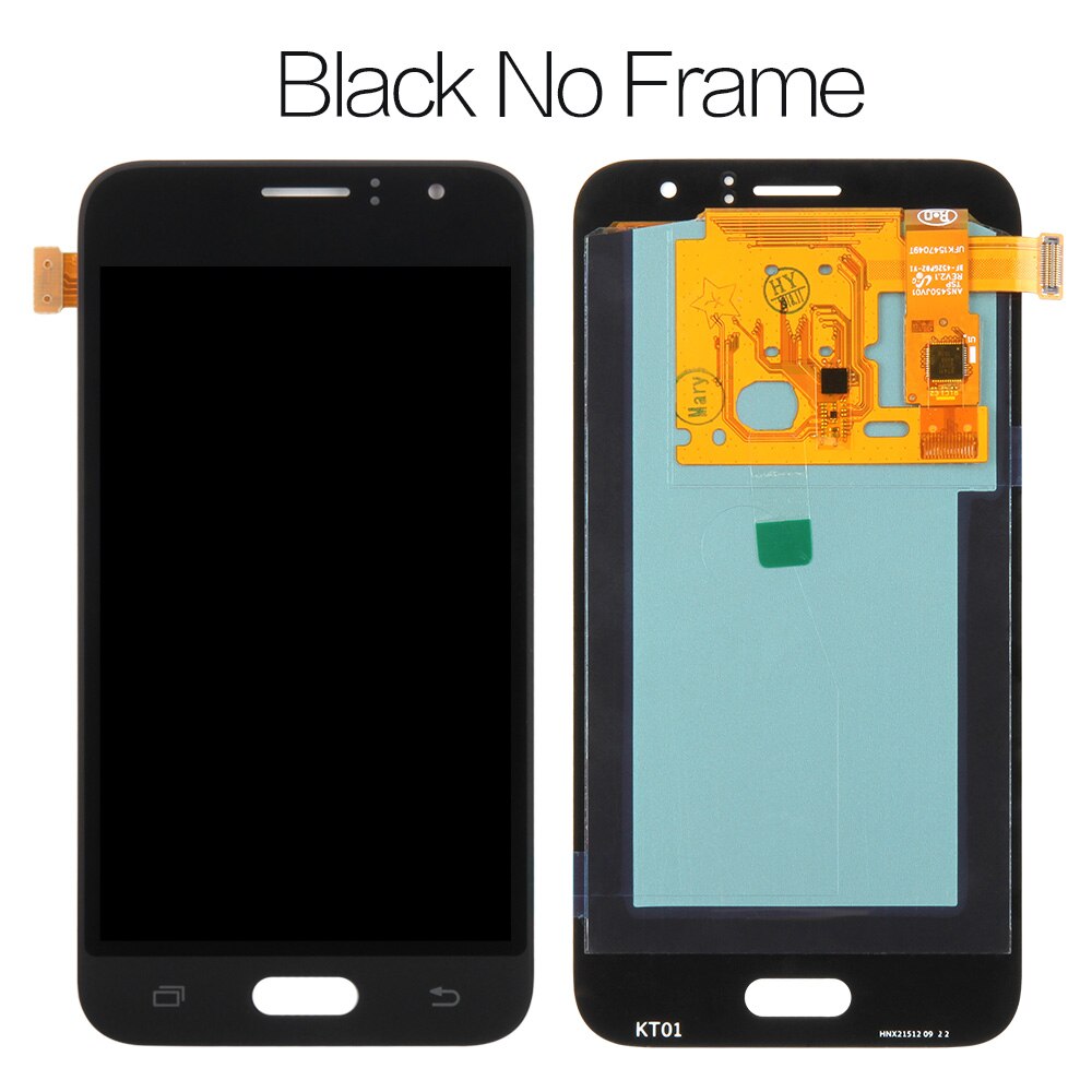 Amoled/Tft Voor Samsung Galaxy J1 Display J120 Lcd Touch Digitizer Sensor Glas J120F Lcd Display J120H J120 screen J120M: OLED Black