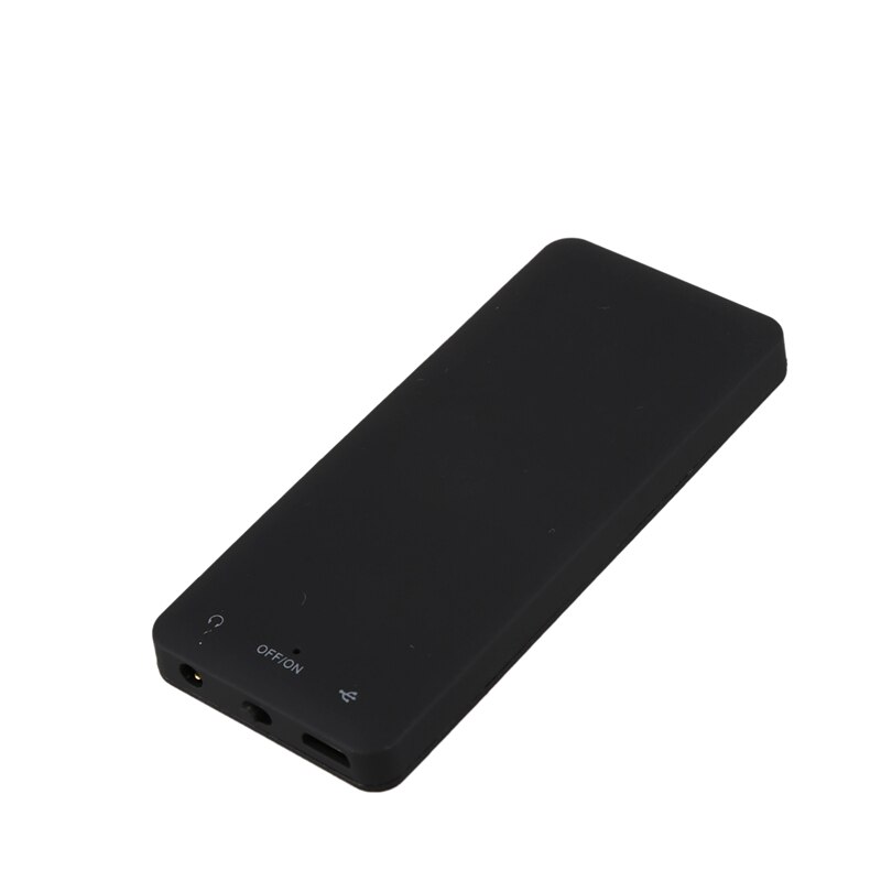 Mini reproductor de Mp3 Con altavoz incorporado, reproductor de música portátil de , sin pérdidas, con sonido, FM, grabadora, reproductor MP3, color negro