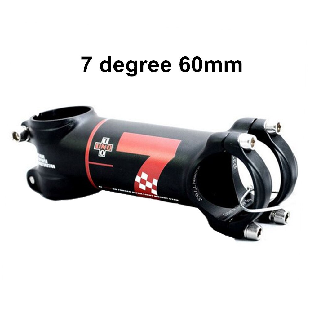 UNO 7 Stem lightest 7050 Aluminum Mountain Bike Stem uno bicycle stem 31.8*60/70/80/90/100/110/120/130mm 7 degrees / 17 degrees: 7 degree 60mm