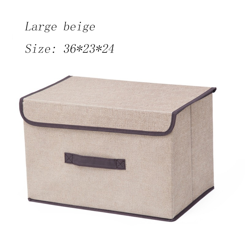 1-2Pcs Clothing Storage and Organization Sundries Organizer for Underwear Dustproof Non-woven Multi-function Foldable Box Home: Pink