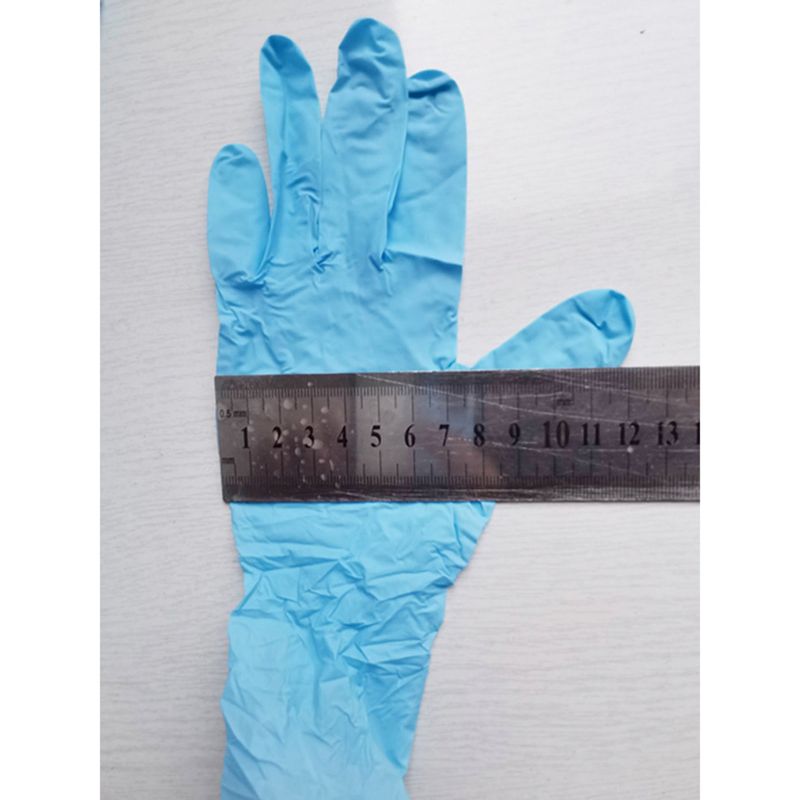 20pcs Children Nitrile Gloves Rip Resistant Disposable Gloves Safety Gloves M76C