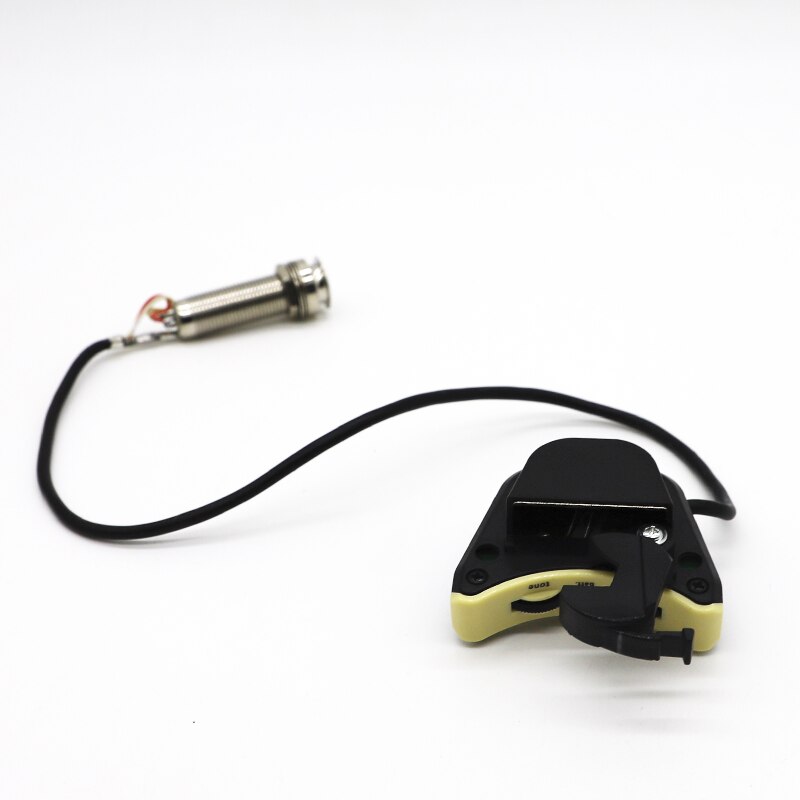 Micro de rosace de ukulélé avec prise jack pour guitare ukulélé hawaïenne