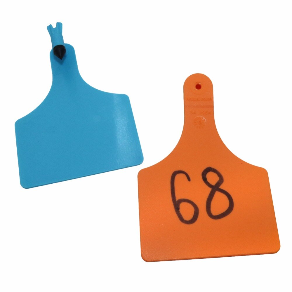 10 PCS Grote vee oormerk Paard Geen hoeveelheid identificatiekaart 76x115mm Grote dier Voeden management accessoires