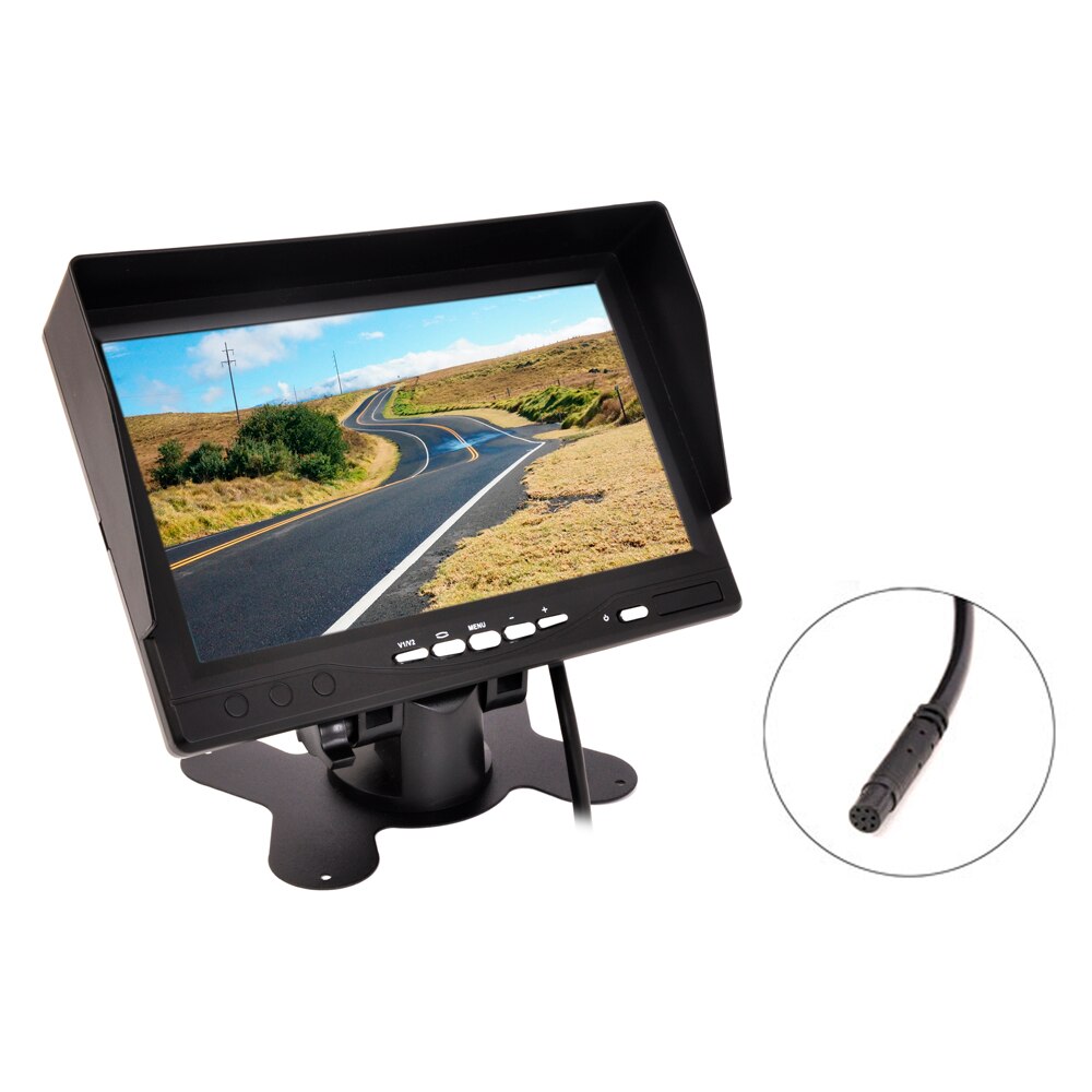 7icnh AHD car monitor IPS Screen ,2CH,with SD Recording