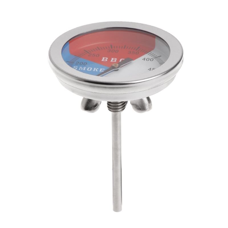 2 " 550f bbq termometer måler grille grille trøyker kull varme indikator