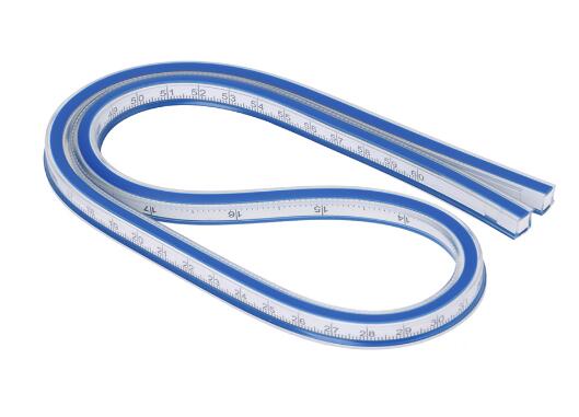 Flexible curva gobernante de redacción herramienta de dibujo de vinilo de plástico 30cm 40cm 50cm 60cm: 60CM