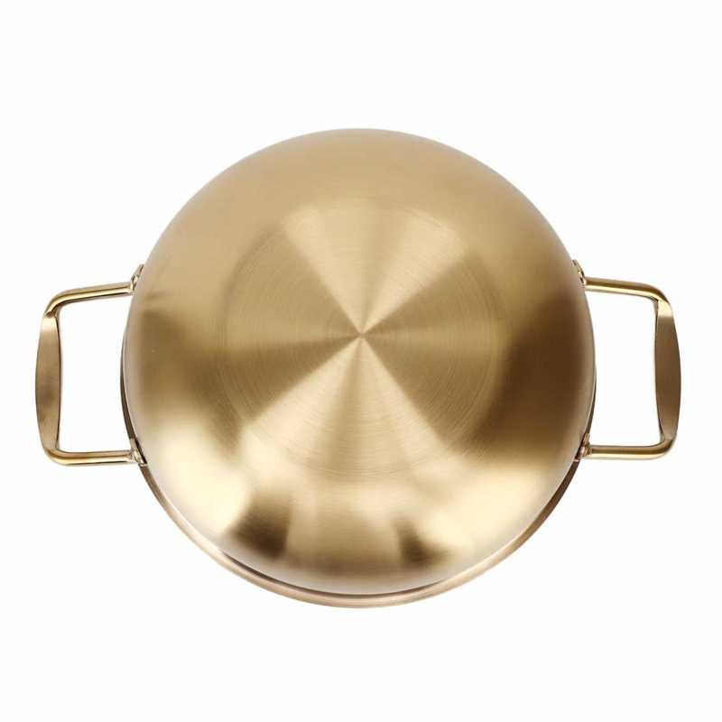 Ramen Pot Gold Noodle Pot Harmless for Household