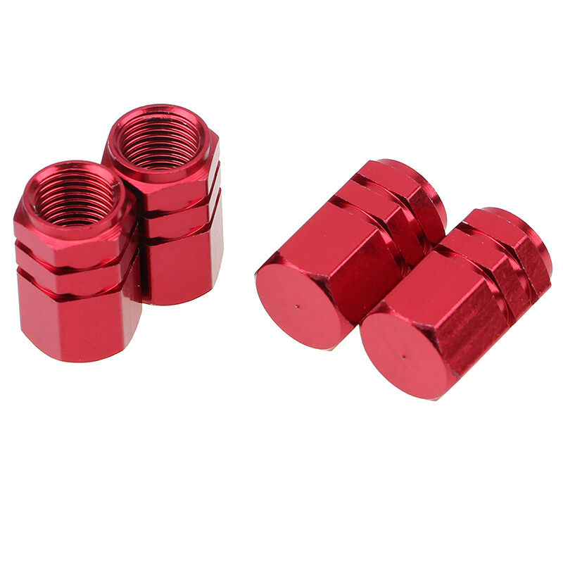 4 Uds tapon rueda coche tapones valvula coche enchufes de rueda de neumático de neumáticos Tapa Valvula para rueda de motocicleta tapas Theftproof aluminio rueda de coche Tapa de válvula tapas de válvula de aire tapone: CA346-R
