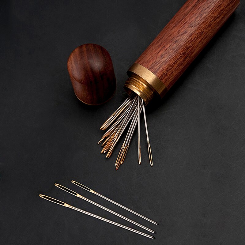12 Aiguilles D'ameublement QUARKZMAN - 4 Pouces, Acier Inoxydable, Grand œil, Pour Couture Cuir Ou Tapisserie