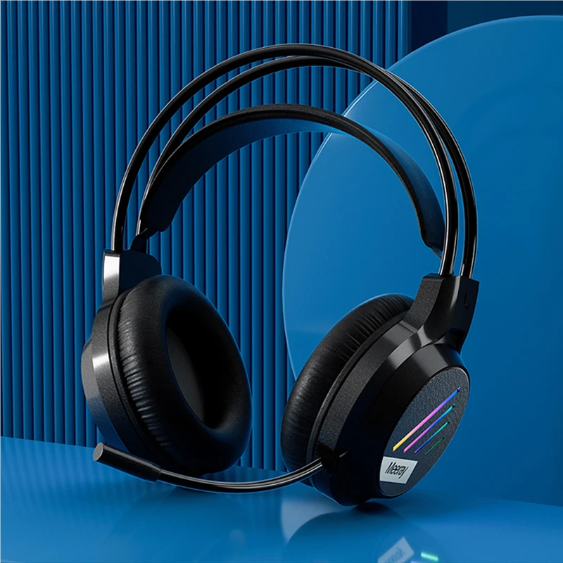 Gaming-Headset 7.1 Virtual Surround Sound-Kopfhörer mit Mikrofon, Stereo-Kopfhörer, vibriert für PC, Computer, Laptop