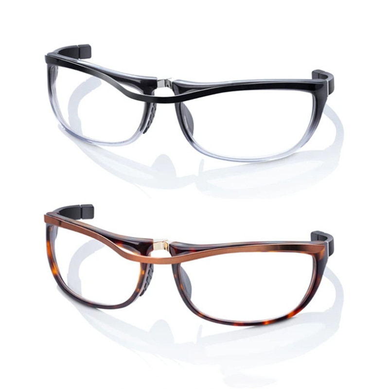 Magnetische Pols Gemonteerde Leesbril Mannen Vrouwen Opvouwbare Draagbare Pols Presbyopie Vergrootglas Full Frame TR90 Eyewear 1.5