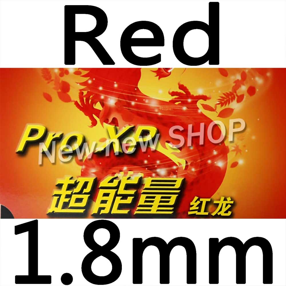 KTL Pro XP Red-Dragon Pips-in Table Tennis PingPong Rubber With Sponge: red 180