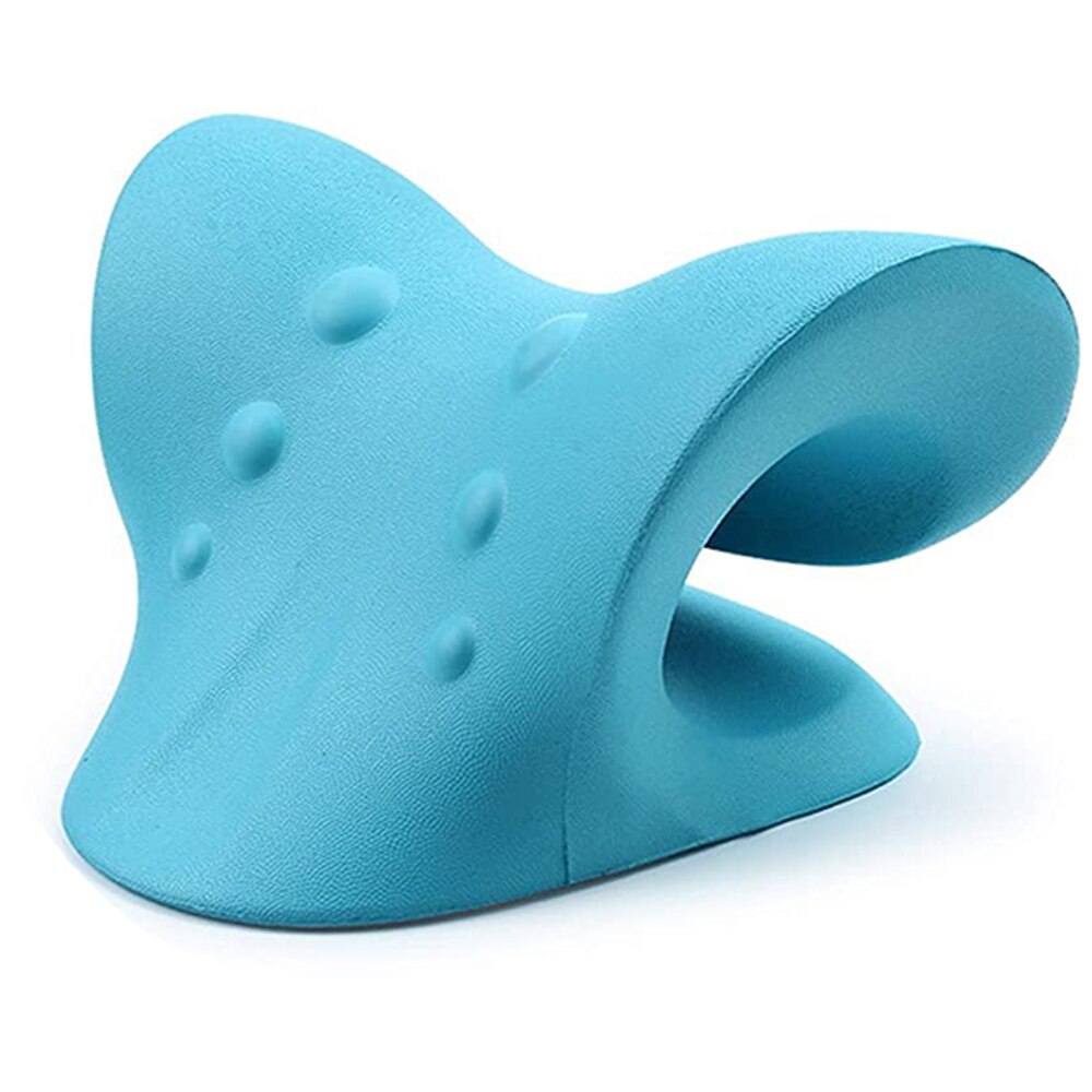 Neck and Shoulder Relaxer,Cervical Traction Device&amp;Neck Stretcher,Spine Alignment,Chiropractic Pillow,Traction Massager Pillow: 22x17.5x12.5cm