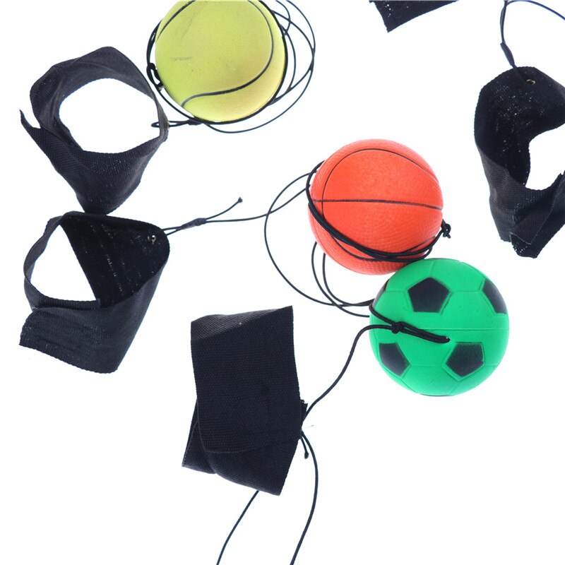 60mm hoppende håndledsbold elastisk gummikugle til håndledsøvelse hånd finger stivhed håndled hoppebold børn