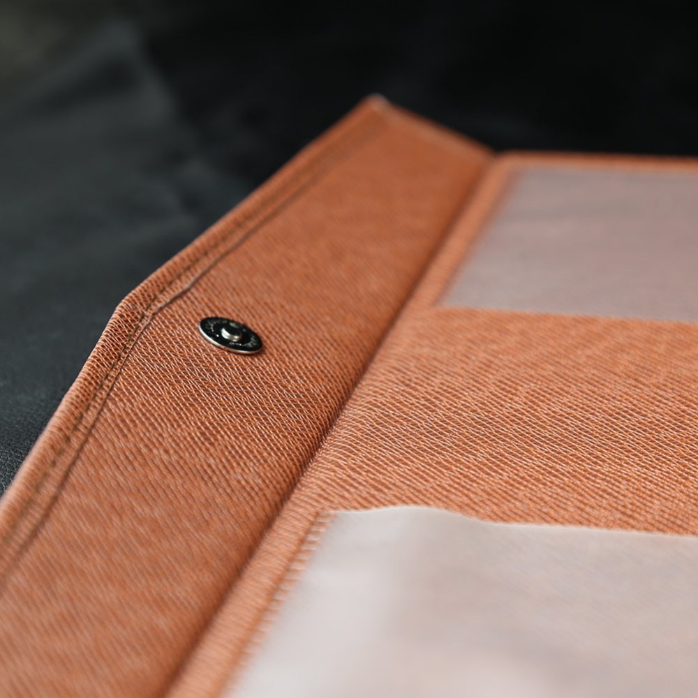 A4 PU Leder Datei Ordner Dokument Papier Box Organizer Büro Datei Desktop Organizer