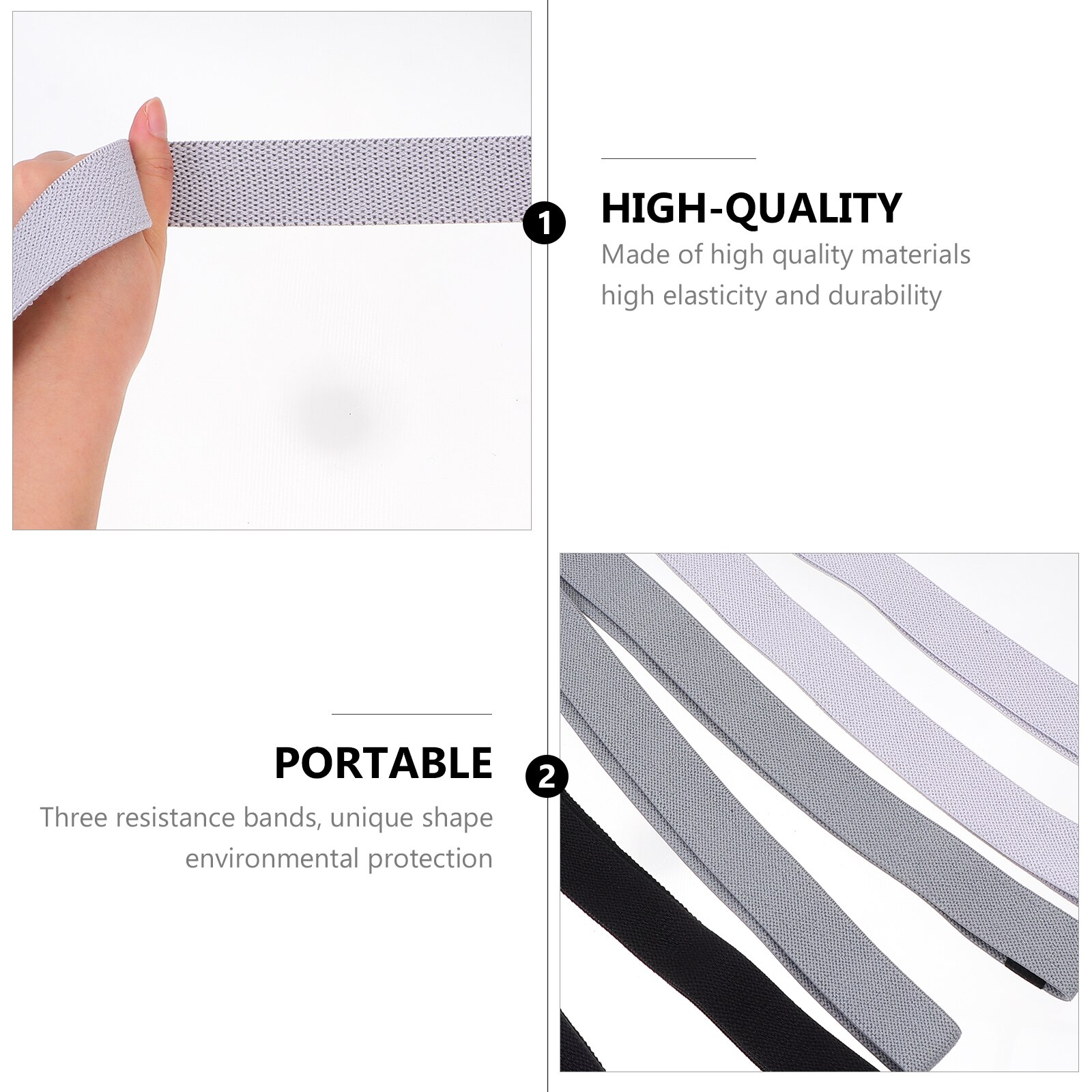 1 Set Fitness Resistance Band Workout Band Bodybuilding Trainingsapparatuur