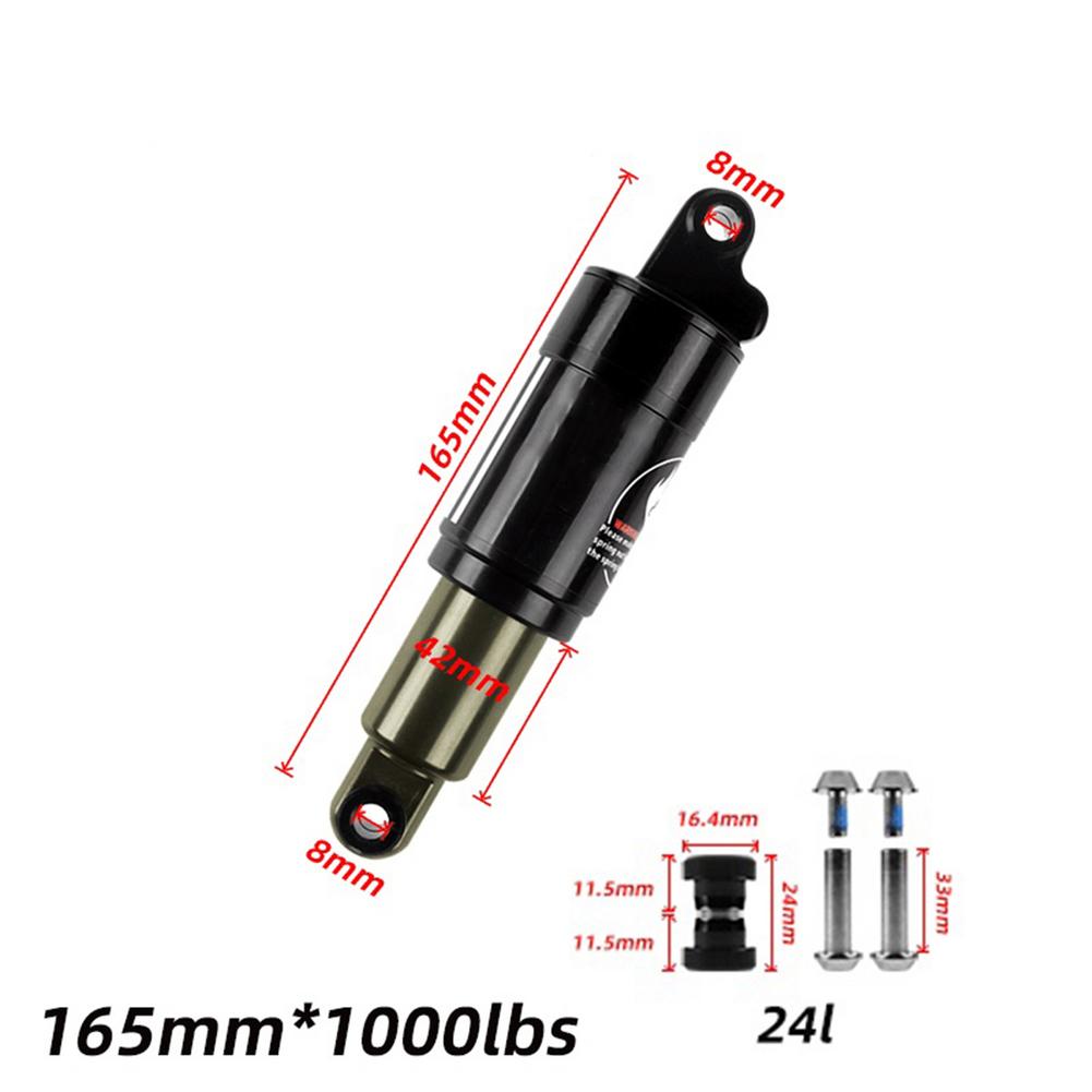 125/150/165/185mm Bicycle Hydraulic Spring Shock Absorbering Electric Vehicle Snowmobile Bike Cycling Parts
