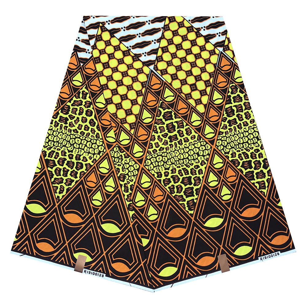 african fabric wax Real Wax High Prints In Original Wax 100% Cotton Wax African Ankara Fabric: color17