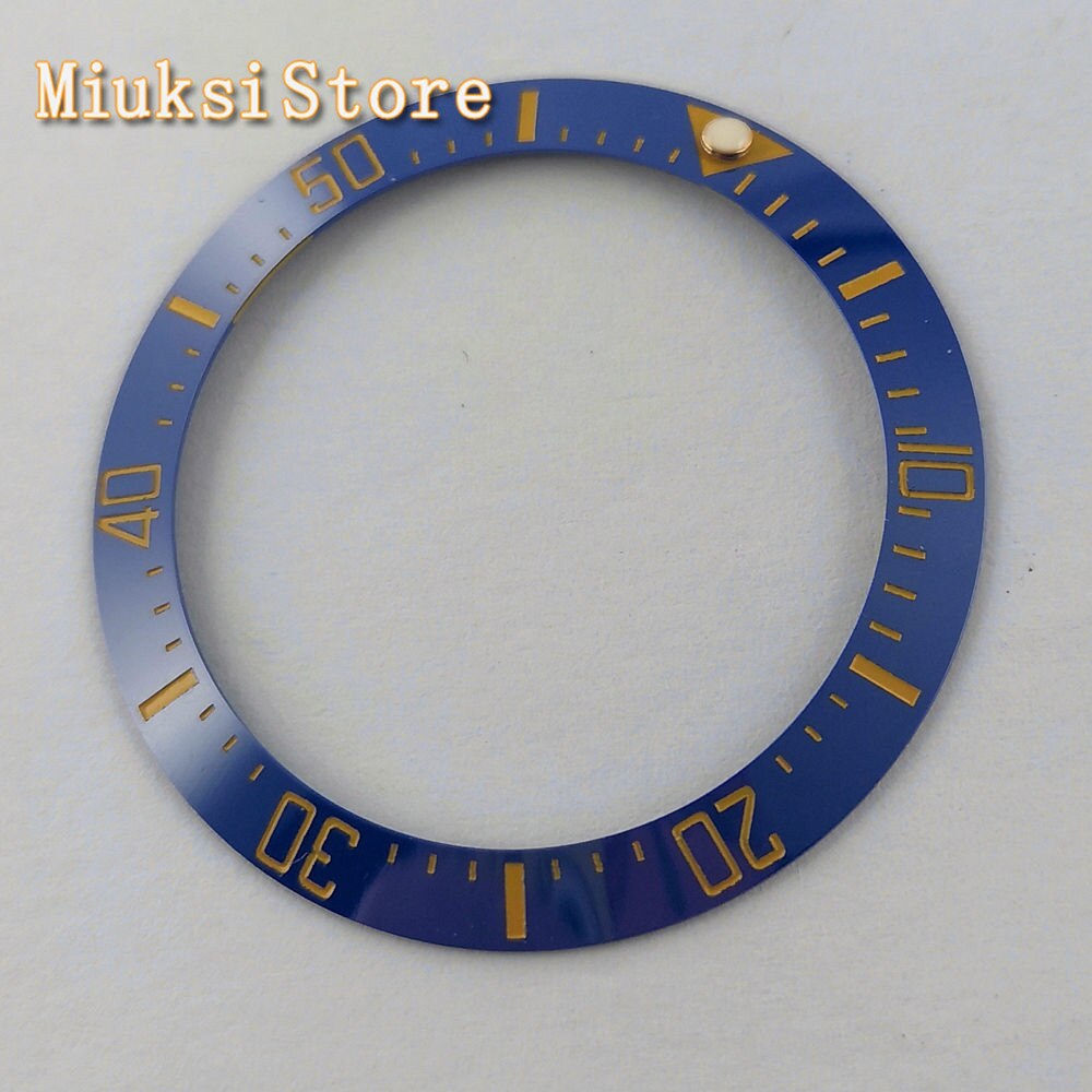 Bliger 40mm keramik lünette passen 43mm herren automatische uhr für automatische mechanische uhr lünette