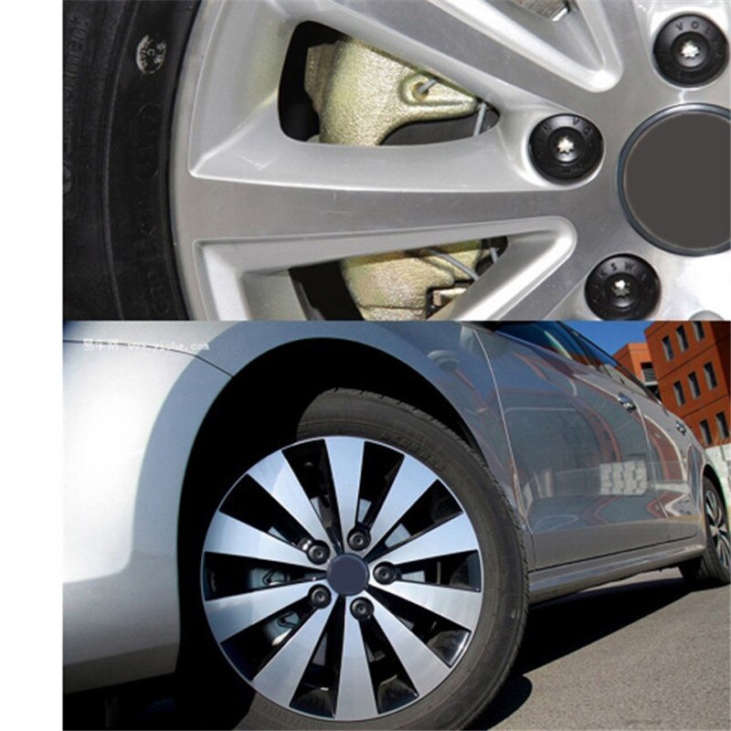 20 piezas de rueda de coche tuerca tapón de tornillo de tapacubos para automóvil tapas de protección tuerca de rueda de cabeza de tornillo tapa Universal