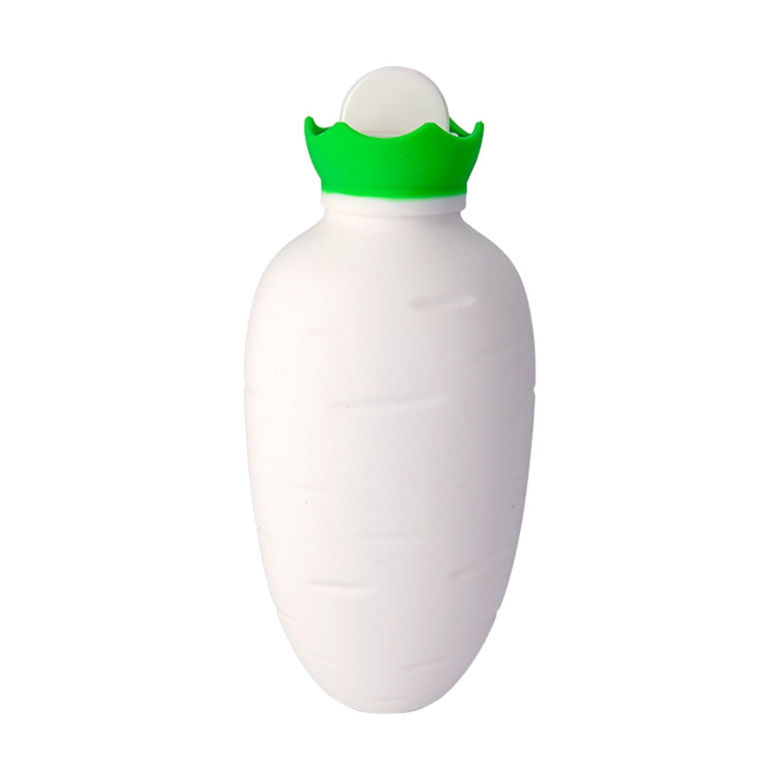 Water Bottle Color Carrot Thick PVC Silicone Rubber Water Bottle Irrigation Hand Warmers Warm Palace Warm Bag: D