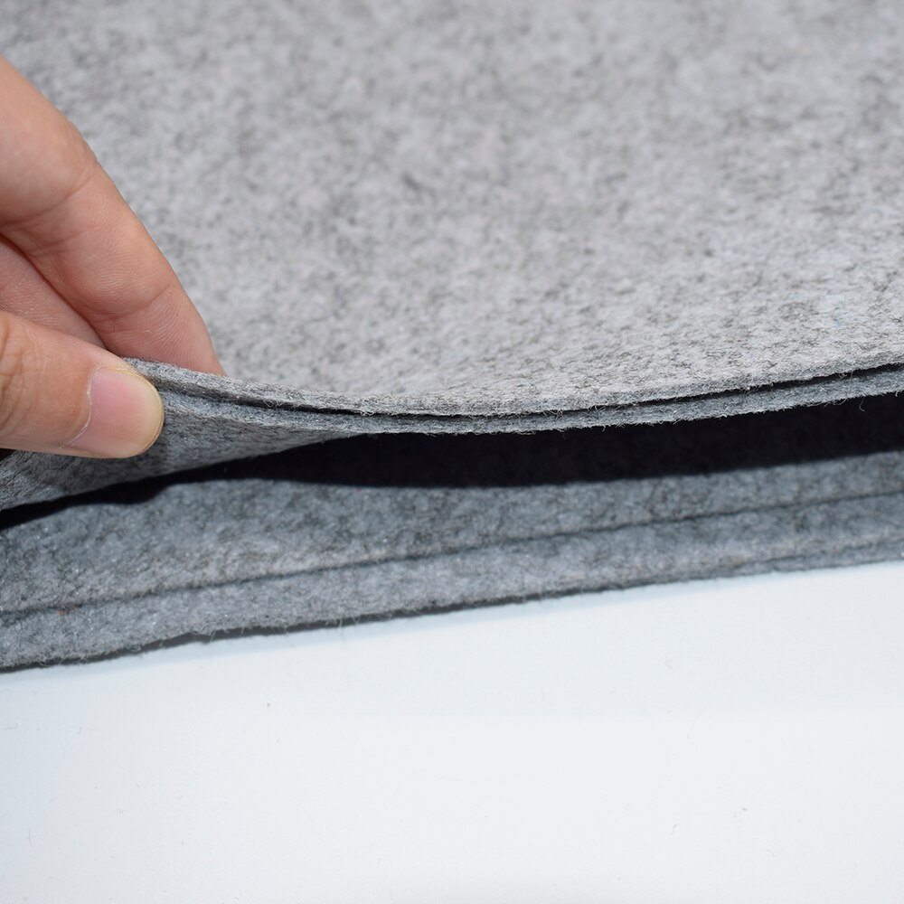 Artificial Wool Felt Polyester Non woven A4 Hard Thick 2mm Felt fieltro para manualidades diy Craft Handmade vilt stof gray