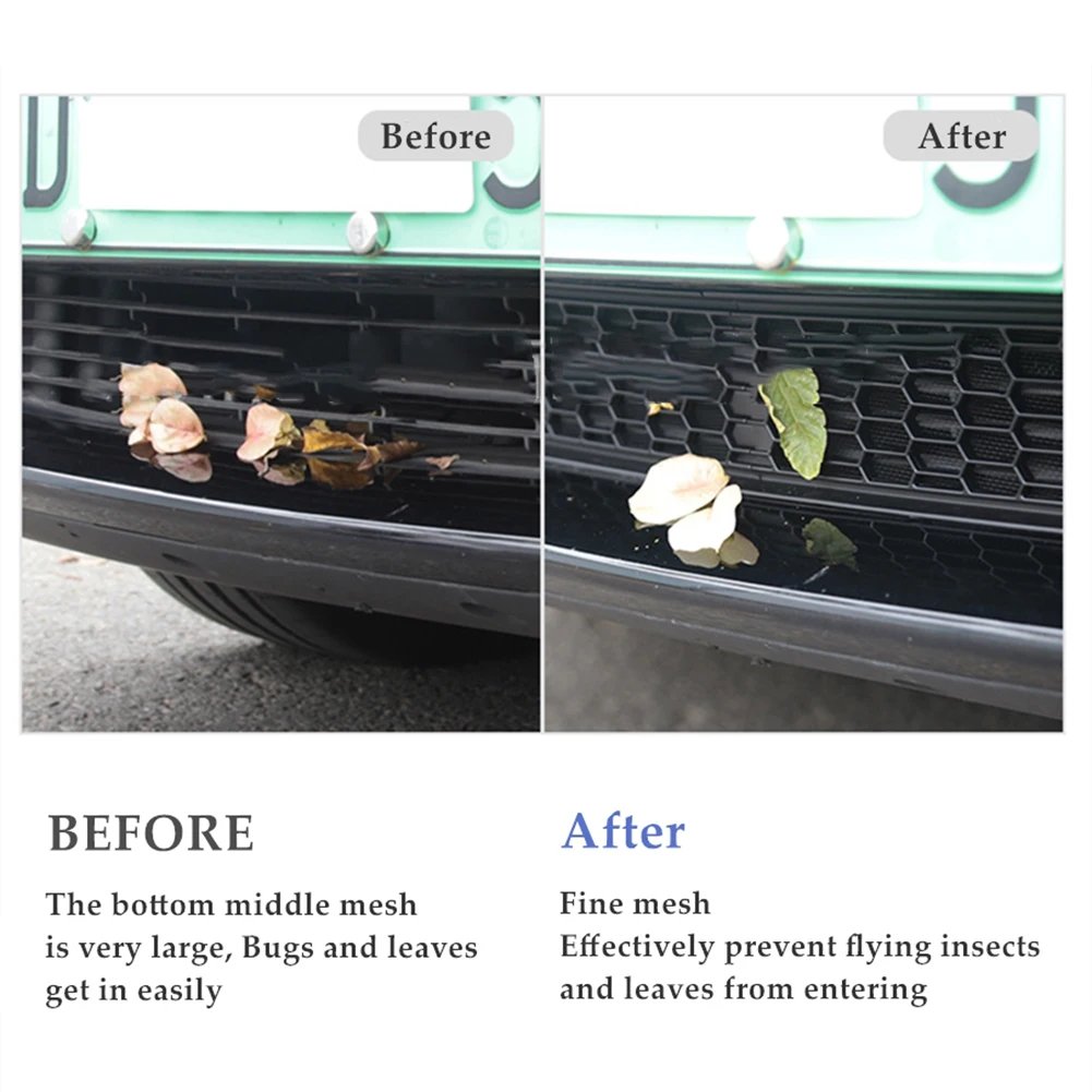 Car Lower Bumper Anti Insect Net for Tesla Model Y 3 Highland Front Grille Mesh Cover Air Inlet Vent Panel