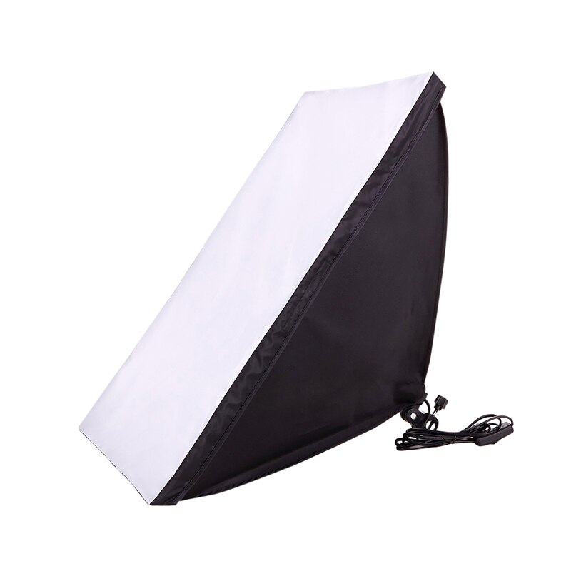 50*70 CM Fotografie verdrahtet Softbox Lampe Halfter mit E27 Sockel für Studio Dauerlicht Mit tragetasche