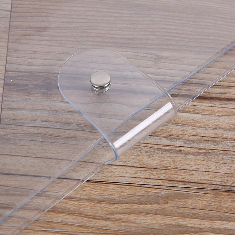 A7 A6 A5 transparent Weiche PVC 6-Ring Bindemittel Abdeckung Druckknopf Schließen fallen für 6 See Nachfüllung EinfüGen füllstoff Papier verlieren Blatt Bindemittel