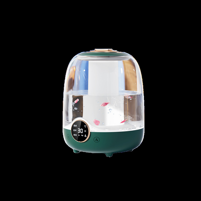 3L dubbele spray luchtbevochtiger verstuiver USB grote capaciteit thuis mute slaapkamer kantoor nachtlampje digitale display luchtbevochtiger: green