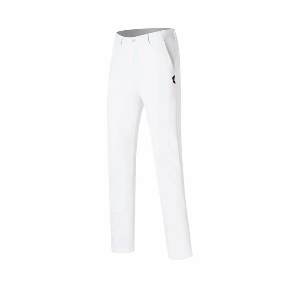 style golf men's trousers breathable and quick-drying sports pants casual trousers: white / W35