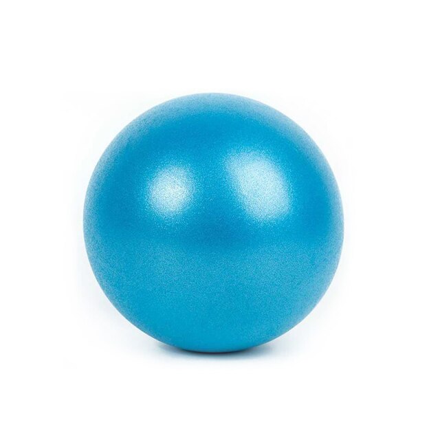 25cm anti-druck-balancebälle für fitnessgeräte, yoga-übungen, heimtrainer, mini-yogabälle, pilates-trainingsbälle: Blau