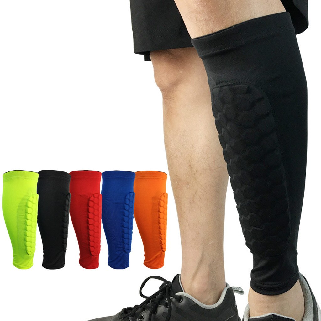 1 PC Professional sport piłka nożna Shields Soccer Legging Shinguards Honeycomb dezynfekcja