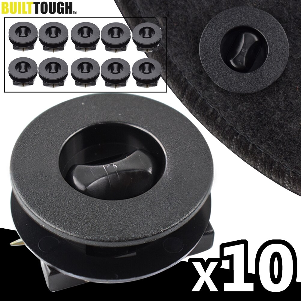 Universele auto vloermatten bevestiging draaisluiting clips tapijtbevestigingsklemmen gespen haken vloerhouders mouwen 10x auto accessoires