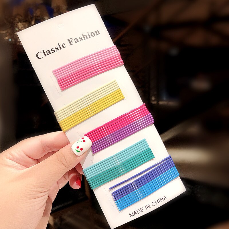 50pcs Headwear For Girls kinds Hairpin 8 Style colorful Children Kid Hair Accessories Hairgrip: 6