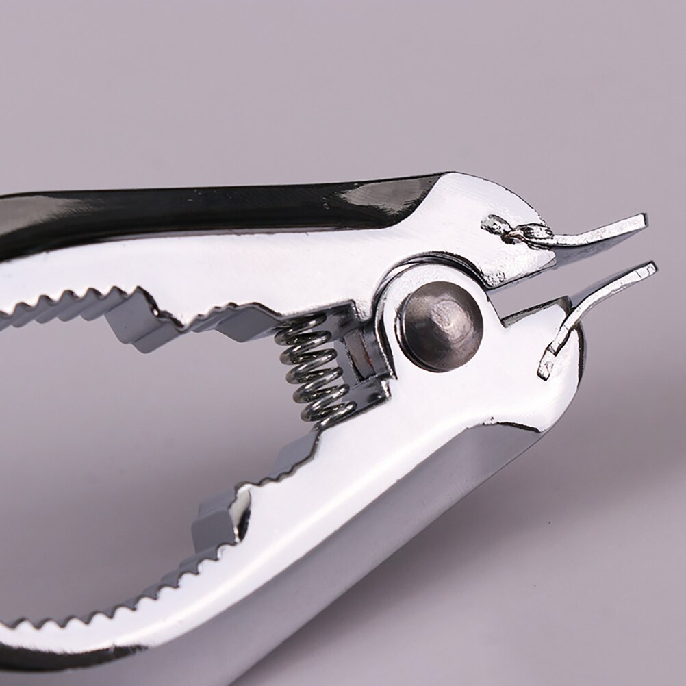 2 in 1 Crab Clamps Scallop Opener Metal Scallop Shell Opener with Spring Clam Pliers Crab Clamps Scallop Tool Kitchen Accessory