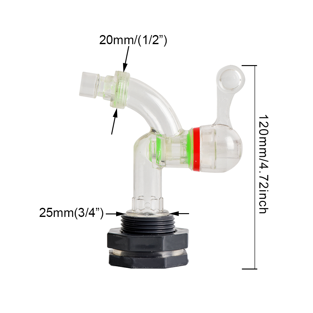 Rain Barrel Spigot Kit 1/2 3/4 1 inch Thread Kit with Bulkhead Fitting Hose Faucet Adapter for Water Tanks Garden Barrel
