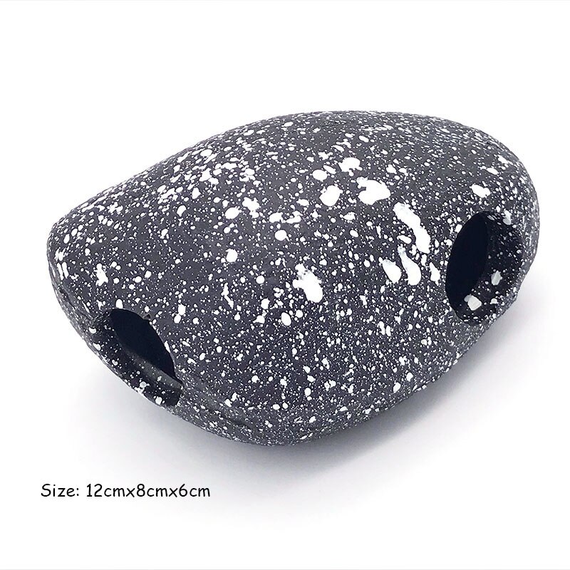 Ceramic Aquarium Cichlid Stone Rock Cave Stone Decoration Fish Tank Breeding Housing Shelter Ornament For Cichlid Fish: Default Title