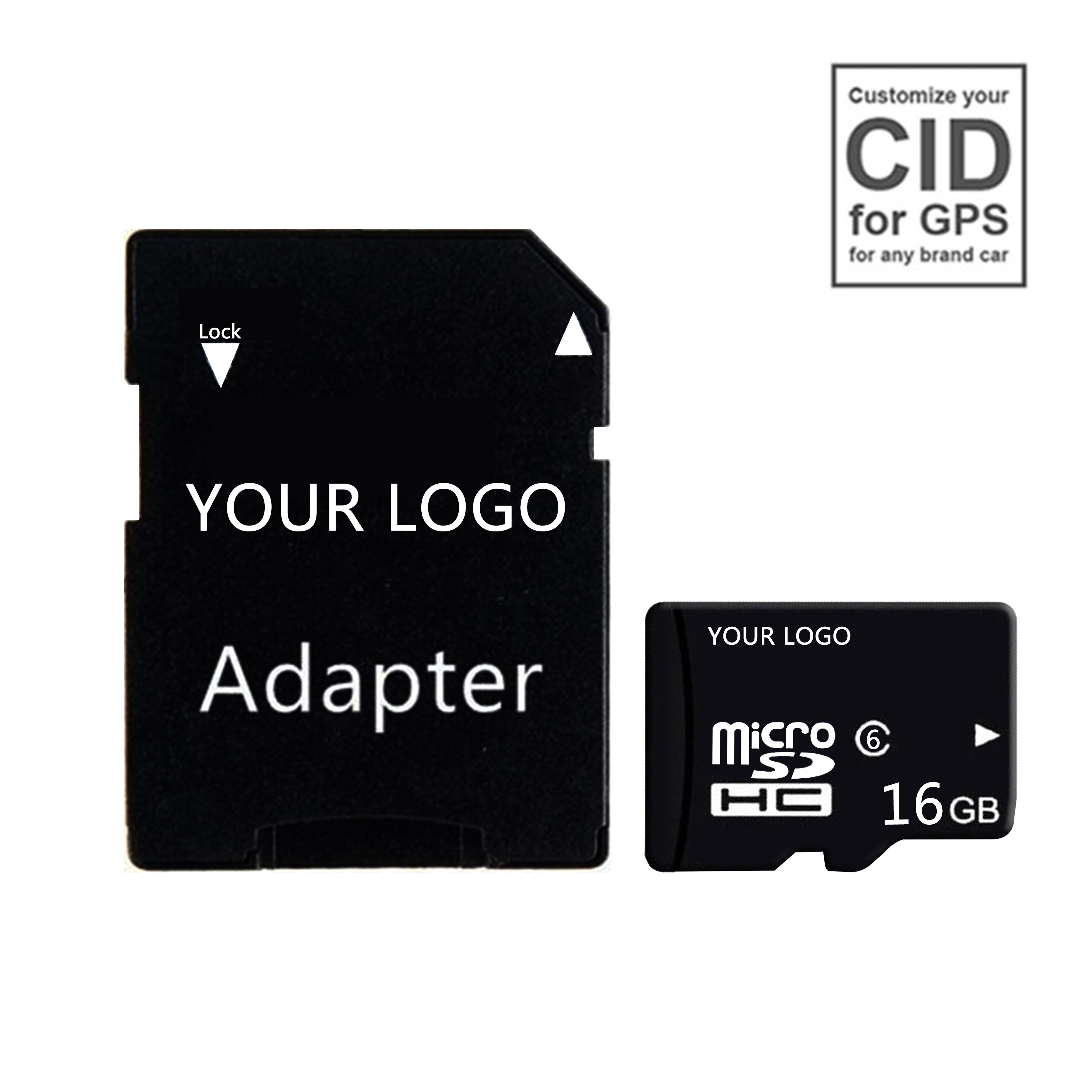 Commercio all'ingrosso 16GB Micro scheda di Memoria di deviazione standard TF Carta di cambiamento CID TransFlash card per MP3/4 Mini Altoparlante Mobile di memoria SD scheda di navigazione