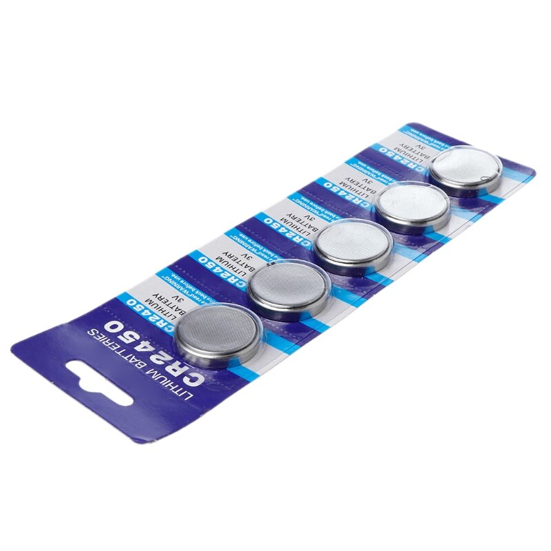 5PCS Button Battery CR2450 Electronic Lithium Coin... – Grandado