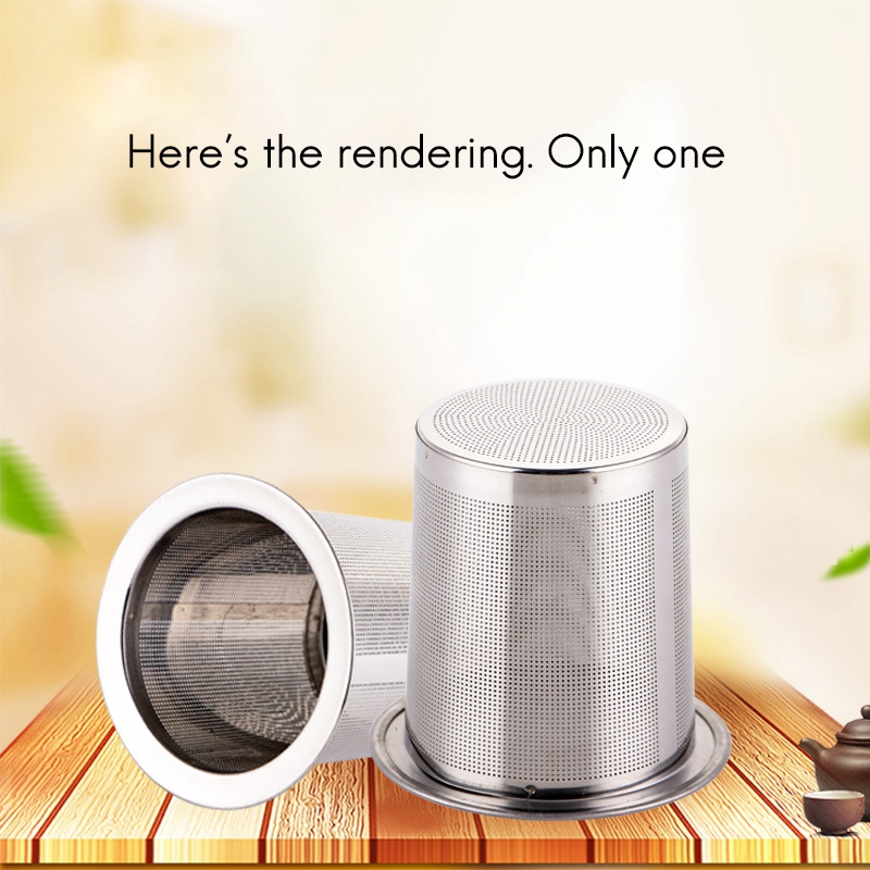 Stainless Steel Tea Filter Screen Teapot Leakage Net Coffee Cup Leakage Filter Screen Fruit Juice Soybean Milk Leakage