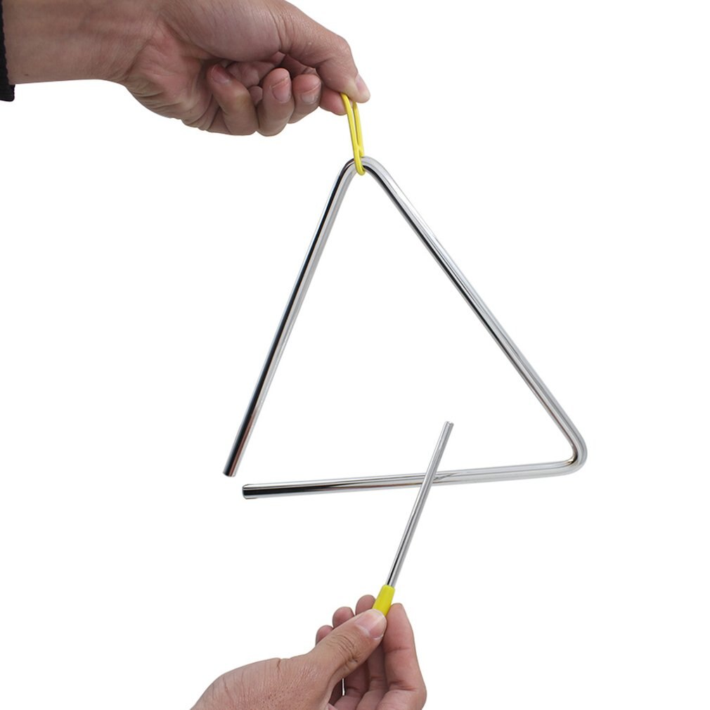 1pc 7/8 tommer trekant jern orff musikinstrumenter band percussion pædagogisk musikalsk triangolo