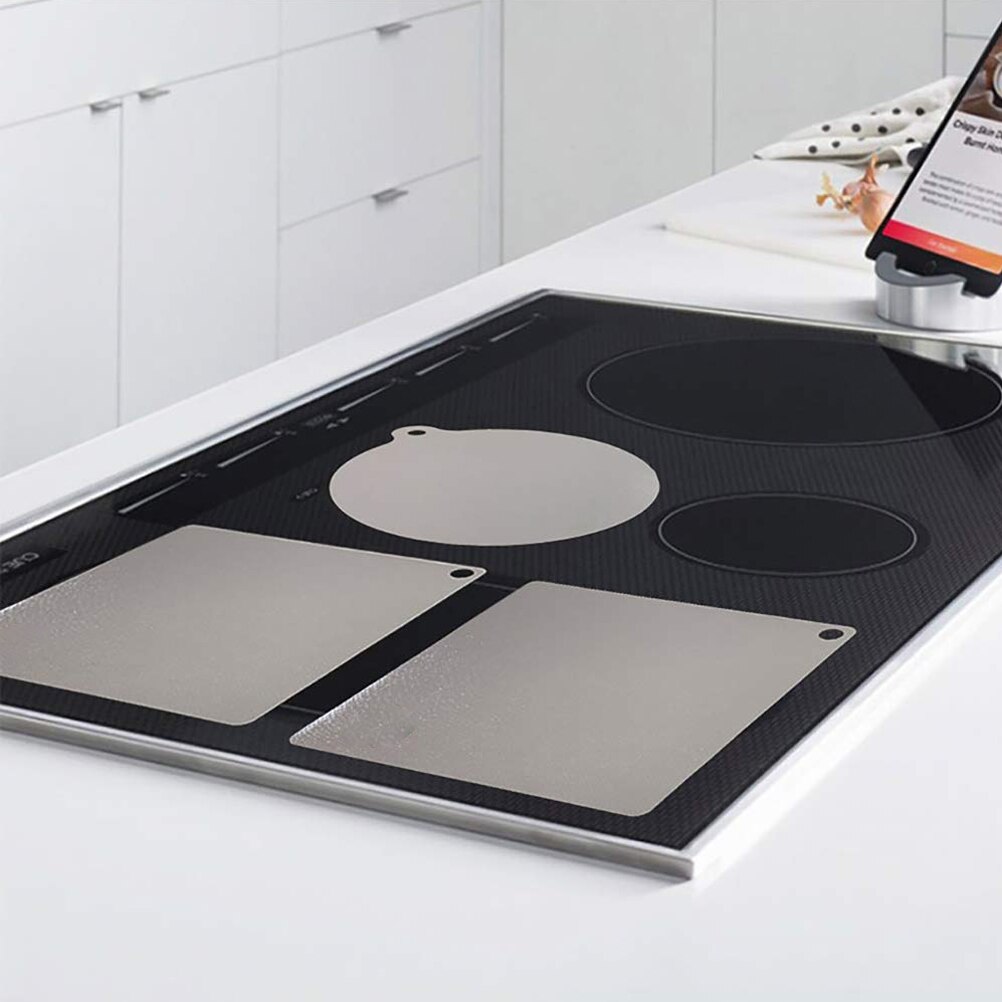 Induction Cooktop Mat Non-Slip Electric Cooktop Protective Pad Reusable Kitchen Protective Heat Insulation Pot Mats