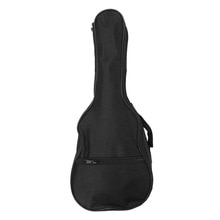 Novo-ukulele macio confortável ombro para trás levar caso saco com alças preto para o presente: Default Title