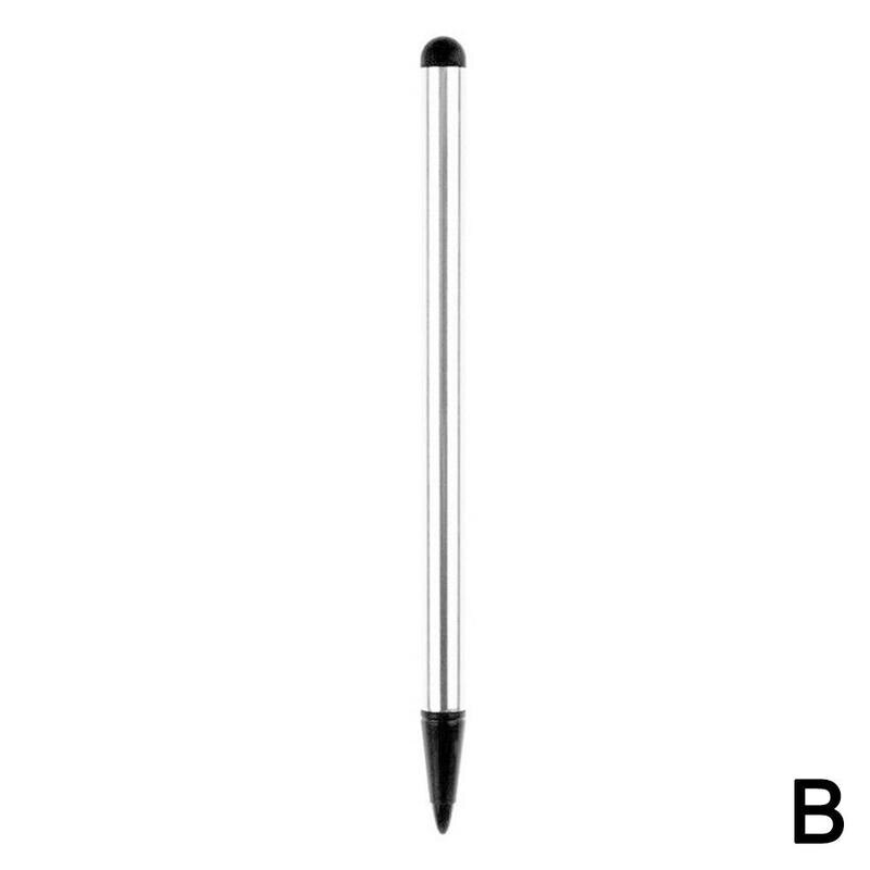2 pçs universal ativo caneta de tela de toque stylus para ipad iphone samsung huawei tablet capacitância lápis de toque capacitivo caneta: B